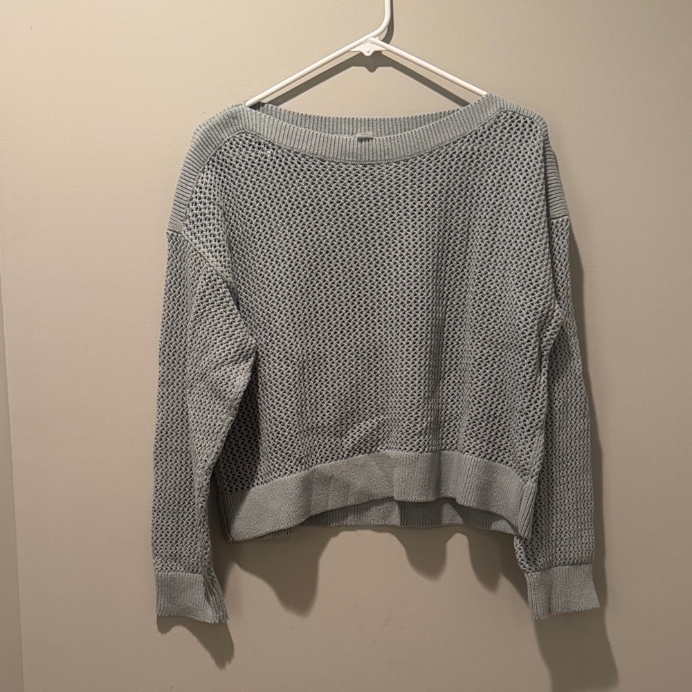 Old Navy Off-the-Shoulder Gray Sweater